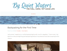 Tablet Screenshot of byquietwaters.com